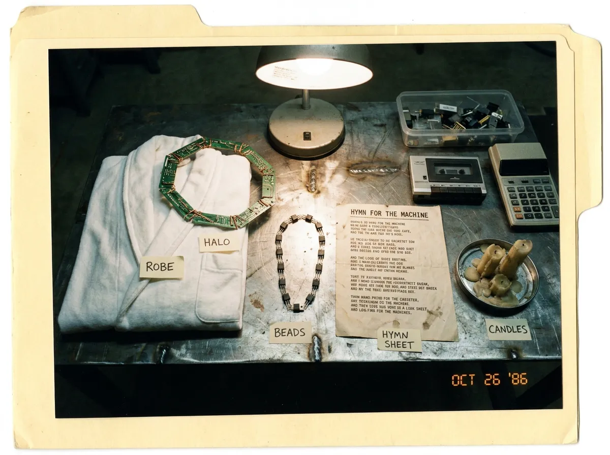 Evidence photographed for this dispatch: items recovered in sector 6